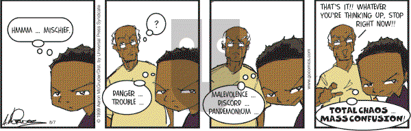 The Boondocks on Monday August 7, 2006 Comic Strip