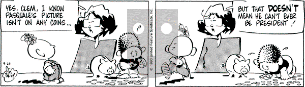 Rose is Rose on Tuesday September 25, 1990 Comic Strip