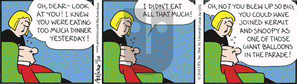 The Born Loser on Friday November 28, 2014 Comic Strip