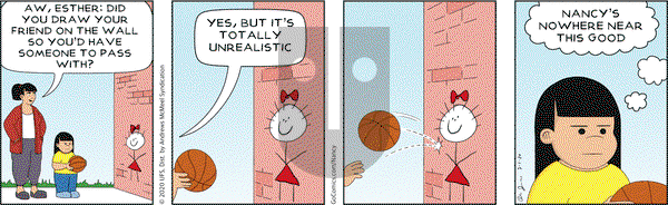 Nancy on Friday May 1, 2020 Comic Strip