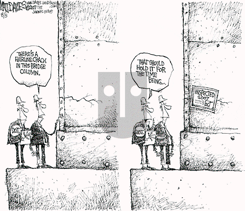 Matt Davies on Monday August 6, 2007 Comic Strip
