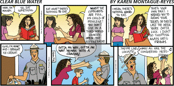 Clear Blue Water on Sunday May 18, 2008 Comic Strip