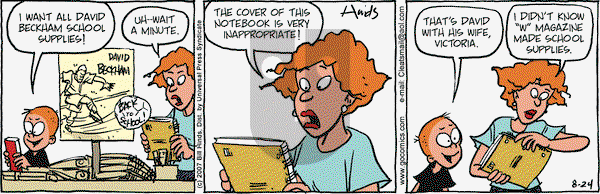 Cleats on Friday August 24, 2007 Comic Strip