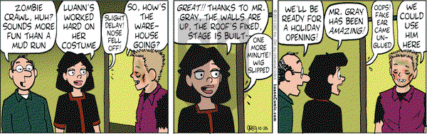 Luann on Monday October 26, 2015 Comic Strip