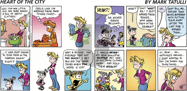 Heart of the City - Sunday February 20, 2005 Comic Strip