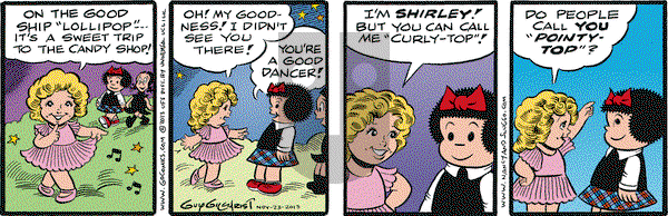 Nancy on Saturday November 23, 2013 Comic Strip