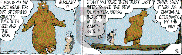 The Grizzwells on Wednesday November 30, 2016 Comic Strip