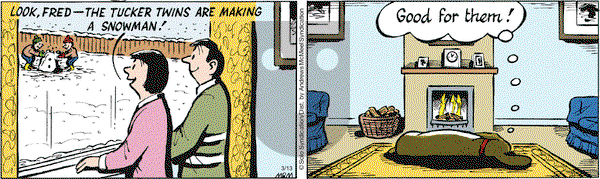 Fred Basset on Friday March 13, 2020 Comic Strip