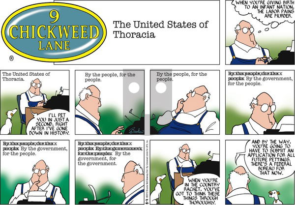 9 Chickweed Lane on Sunday August 4, 2013 Comic Strip