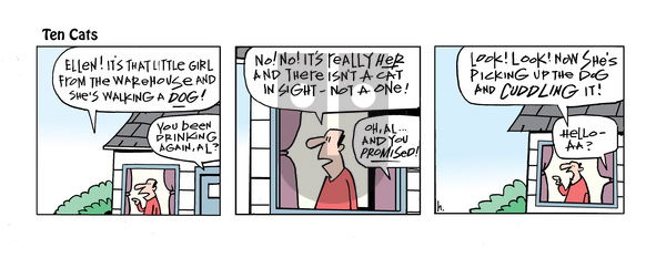 Ten Cats - Tuesday April 16, 2024 Comic Strip