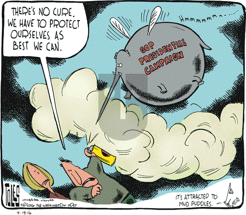 Tom Toles on Tuesday April 19, 2016 Comic Strip