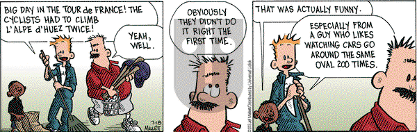 Frazz on Thursday July 18, 2013 Comic Strip