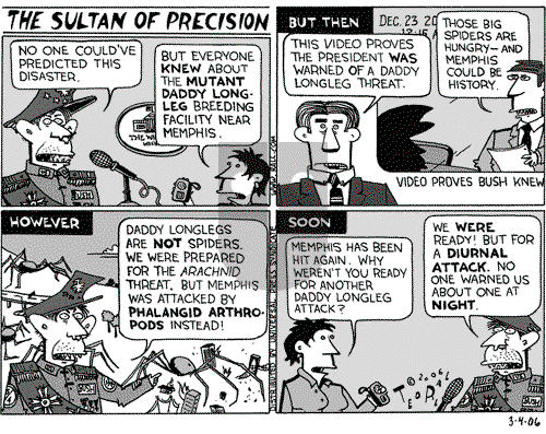 Ted Rall on Saturday March 4, 2006 Comic Strip