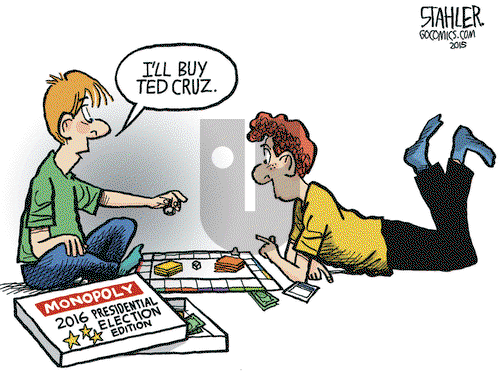 Jeff Stahler on Wednesday April 22, 2015 Comic Strip