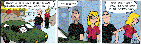 Luann on Tuesday August 10, 2004 Comic Strip