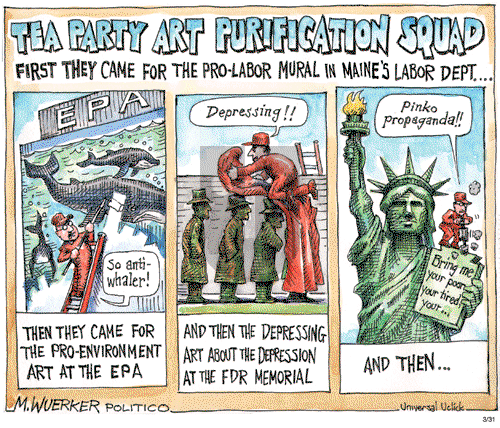 Matt Wuerker on Thursday March 31, 2011 Comic Strip