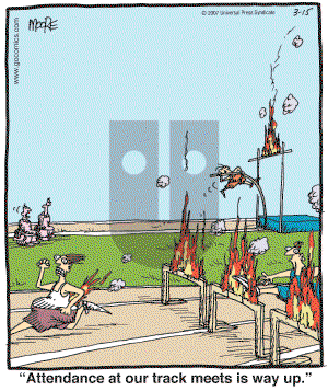 In the Bleachers - Thursday March 15, 2007 Comic Strip