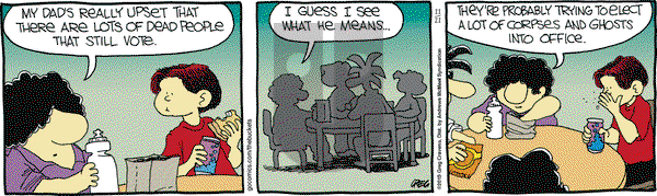 The Buckets on Thursday November 21, 2019 Comic Strip