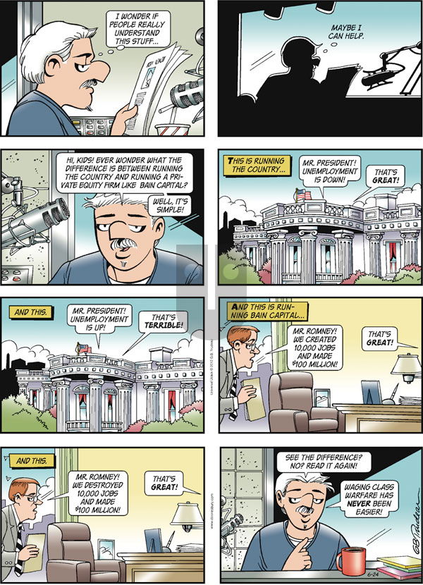 Doonesbury on Sunday June 24, 2012 Comic Strip