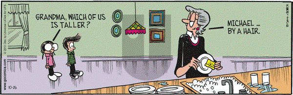 Grand Avenue on Saturday October 26, 2013 Comic Strip