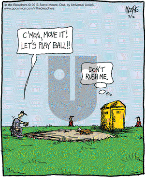 In the Bleachers on Friday July 12, 2013 Comic Strip