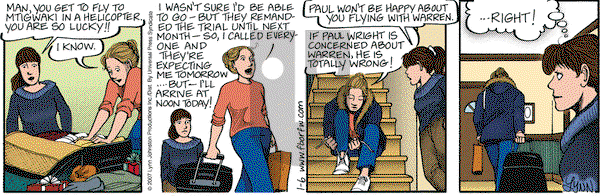 For Better or For Worse on Saturday January 6, 2007 Comic Strip