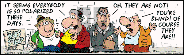 Frank and Ernest on Friday December 8, 2017 Comic Strip