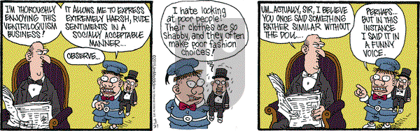 Monty on Tuesday March 31, 2015 Comic Strip