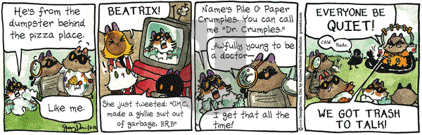 Breaking Cat News on Saturday October 26, 2019 Comic Strip