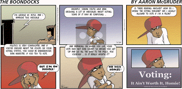 The Boondocks on Sunday April 8, 2012 Comic Strip