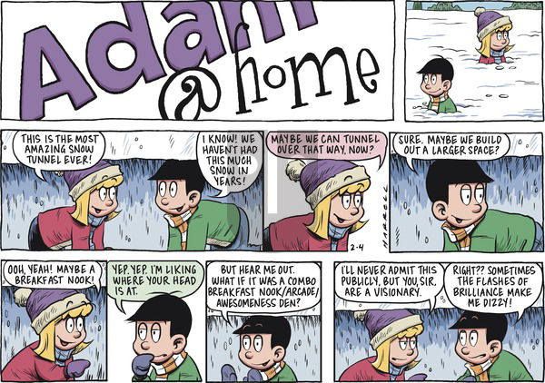 Adam@Home on Sunday February 4, 2018 Comic Strip
