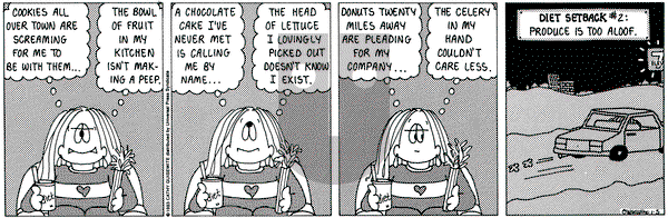 Cathy Classics on Tuesday January 5, 1993 Comic Strip