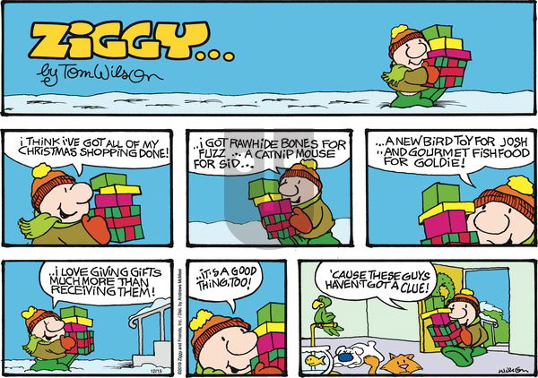 Ziggy on Sunday December 15, 2019 Comic Strip