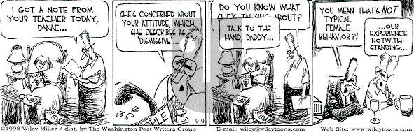Non Sequitur - Wednesday September 9, 1998 Comic Strip