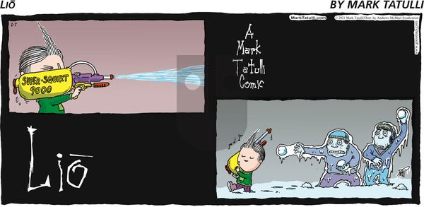 Lio on Sunday February 7, 2021 Comic Strip