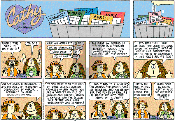 Cathy Classics - Sunday June 29, 1997 Comic Strip