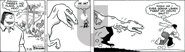 Alley Oop on Friday July 15, 2005 Comic Strip