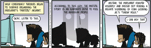 The Boondocks on Tuesday January 29, 2002 Comic Strip
