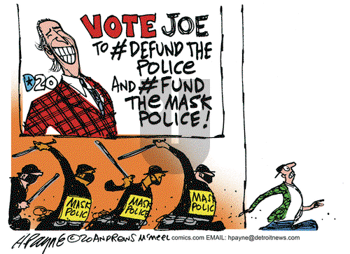 Henry Payne on Tuesday August 18, 2020 Comic Strip