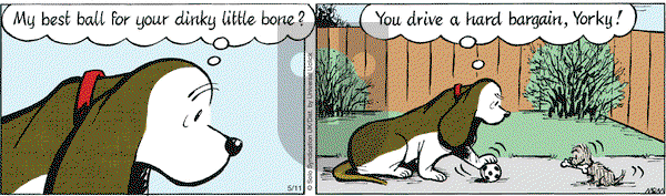 Fred Basset on Wednesday May 11, 2016 Comic Strip