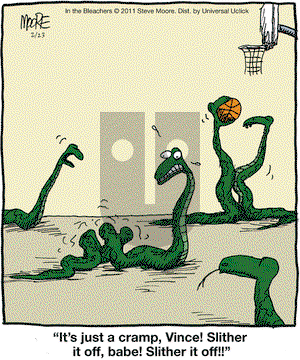 In the Bleachers - Wednesday February 23, 2011 Comic Strip