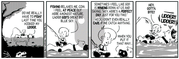 Cow and Boy Classics on Tuesday January 24, 2006 Comic Strip