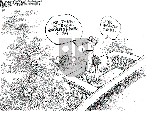Matt Davies on Friday September 14, 2007 Comic Strip