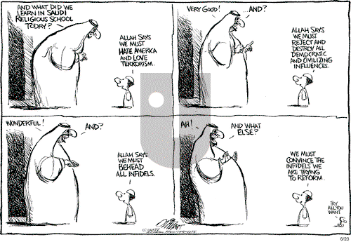 Pat Oliphant on Wednesday June 23, 2004 Comic Strip