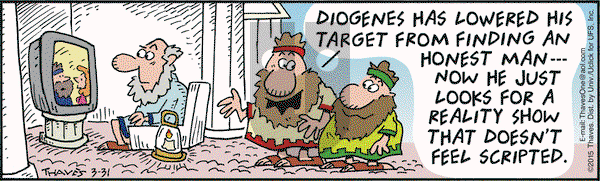 Frank and Ernest on Tuesday March 31, 2015 Comic Strip