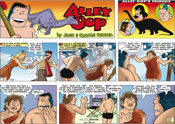Alley Oop on Sunday September 21, 2014 Comic Strip