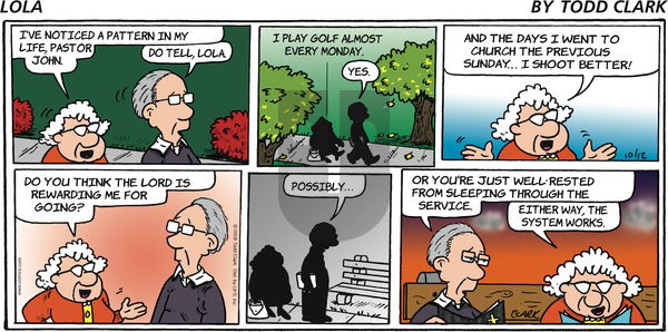 Lola on Sunday October 12, 2008 Comic Strip