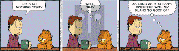 Garfield - Monday September 11, 2017 Comic Strip