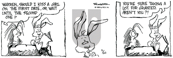 The Grizzwells on Tuesday November 23, 1999 Comic Strip