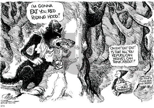 Pat Oliphant on Wednesday June 15, 2005 Comic Strip